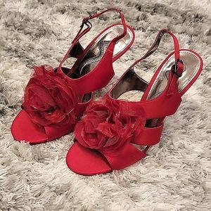 Red Nina Heels